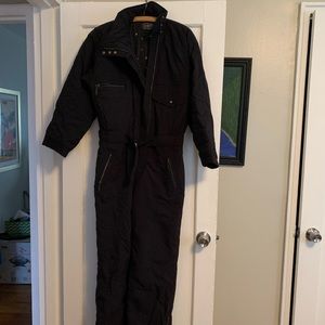 Women’s Vintage CB Sports black 1 piece Ski snow suit.